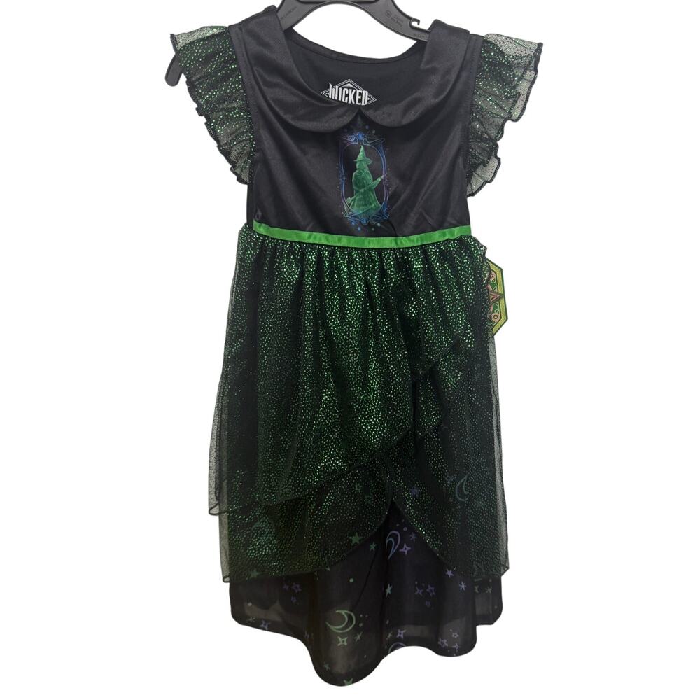NEW WICKED Elphaba Witch Girls size 2T Sleep Gown Costume Dress up